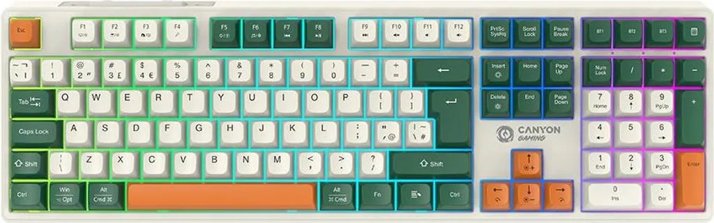 Clavier Gamer Linéaire Canyon GKW-11 Shadder 19 Modes de Rétroéclairage