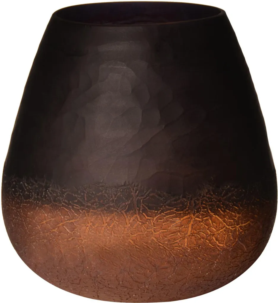 Vase décoratif moderne pour bouquet de fleurs séchées marron