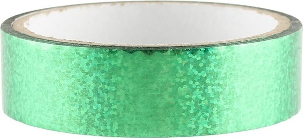 Glitter Deko Klebeband 25mm x 30m, Grün