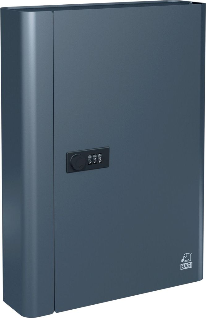 BASI - Schlüsselkassette - SK 80 - einstellbare 3-stellige Zahlenkombination - 48 Haken - 2170-1048