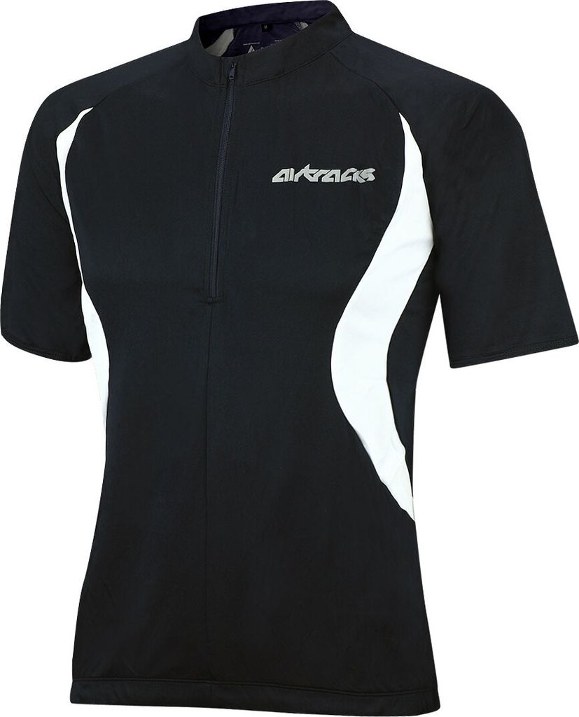 Airtracks Fahrradtrikot Kurzarm Team  L  schwarz Produktbild 