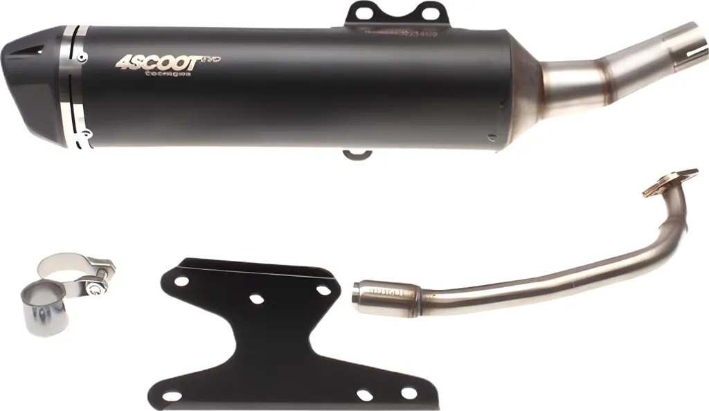Améliorez votre scooter avec le pot TECNIGAS 4Scoot Evo noir homologué