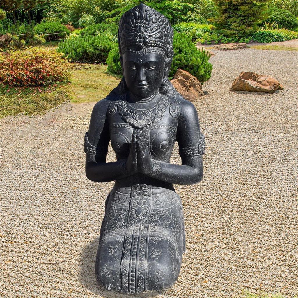 Garten Skulptur Kniende Gruß Göttin Chandigarh