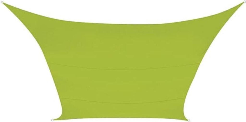 Sonnensegel - rechteckig - 2 x 3 m - Farbe: Limettengrün