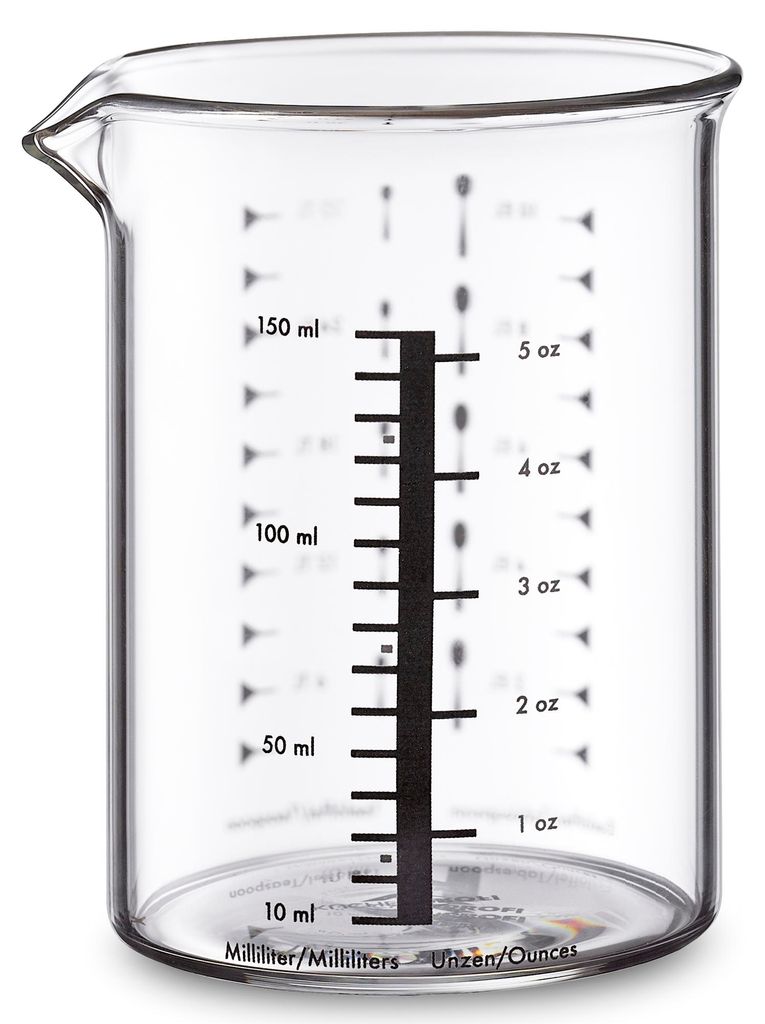 Küchenmessbecher, Glas, 0,15 l / Kuchenprofi Produktbild 