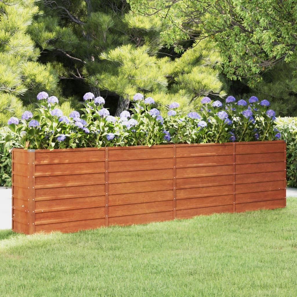 Hochbeet Rostig 320x40x77 cm Cortenstahl Produktbild 