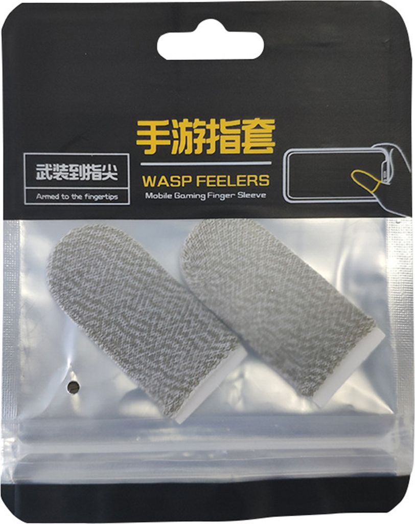 1 Paar Touchscreen-Fingerhärme ohne Kratzer Nylon Fiber Handy Game Finger Cots zur Unterhaltung-12