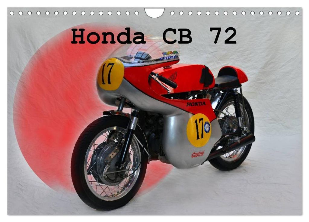 Honda CB 72 (Wandkalender 2027 DIN A4 quer), CALVENDO Monatskalender