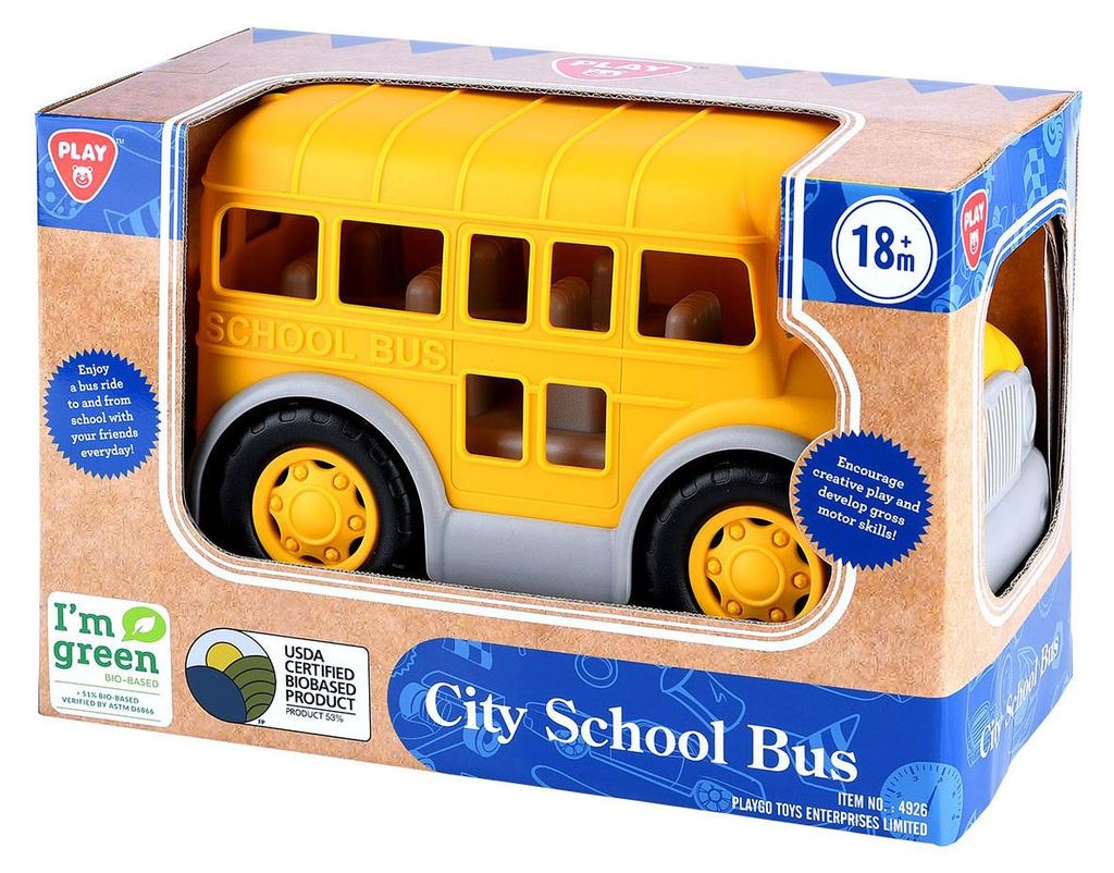 Playgo Biobased Schoolbus - 28cm