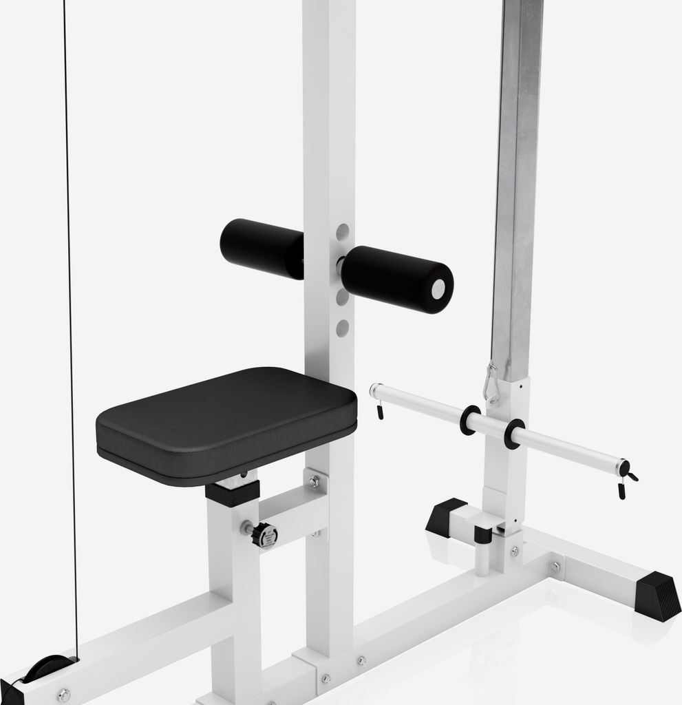 GORILLA SPORTS® Latzugstation - Verstellbar, 120x56x195cm, Produktbild 3