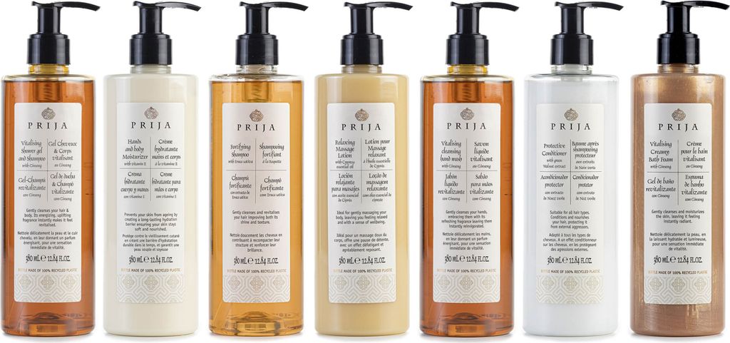 PRIJA: Spülung, Shampoo, Schaumbad, Feuchtigkeitscreme, Produktbild 