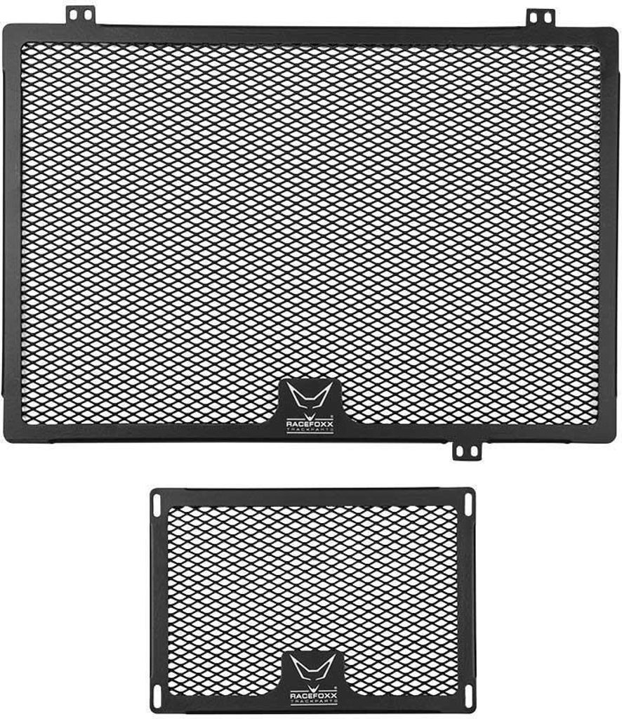 Ducati Multistrada 1200 Kühlerschutzgitter Set, schwarz, 13>>16