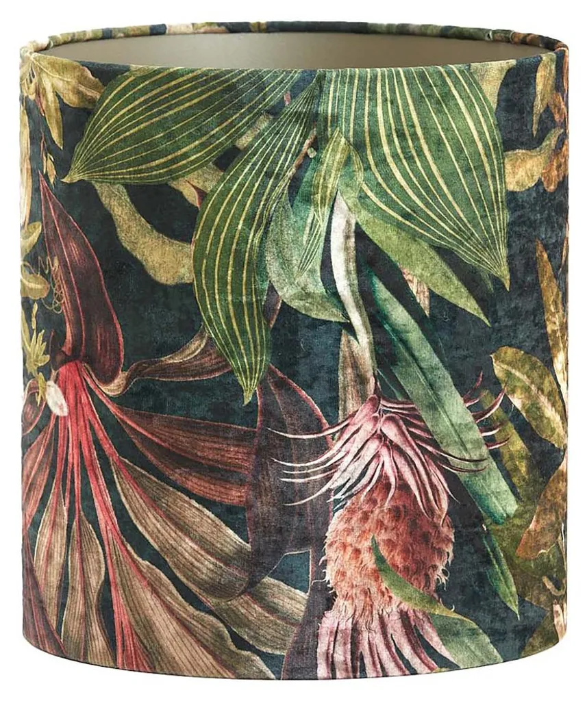 Remplacer Abat-jour Usé par ce Modèle Passion Vert Textile Ø 20cm E27