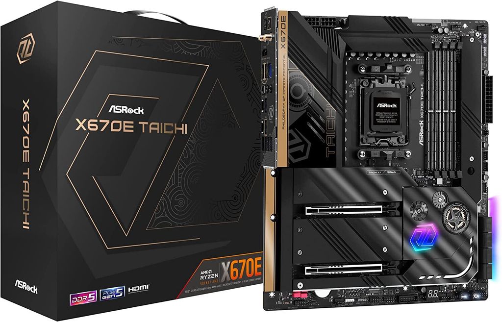 ASRock X670E Taichi - Carte mère - E-ATX - Socket AM5 - Image du produit 