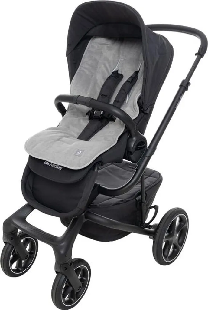 Protège-poussette Jollein en éponge absorbante - Coton Storm Grey doux