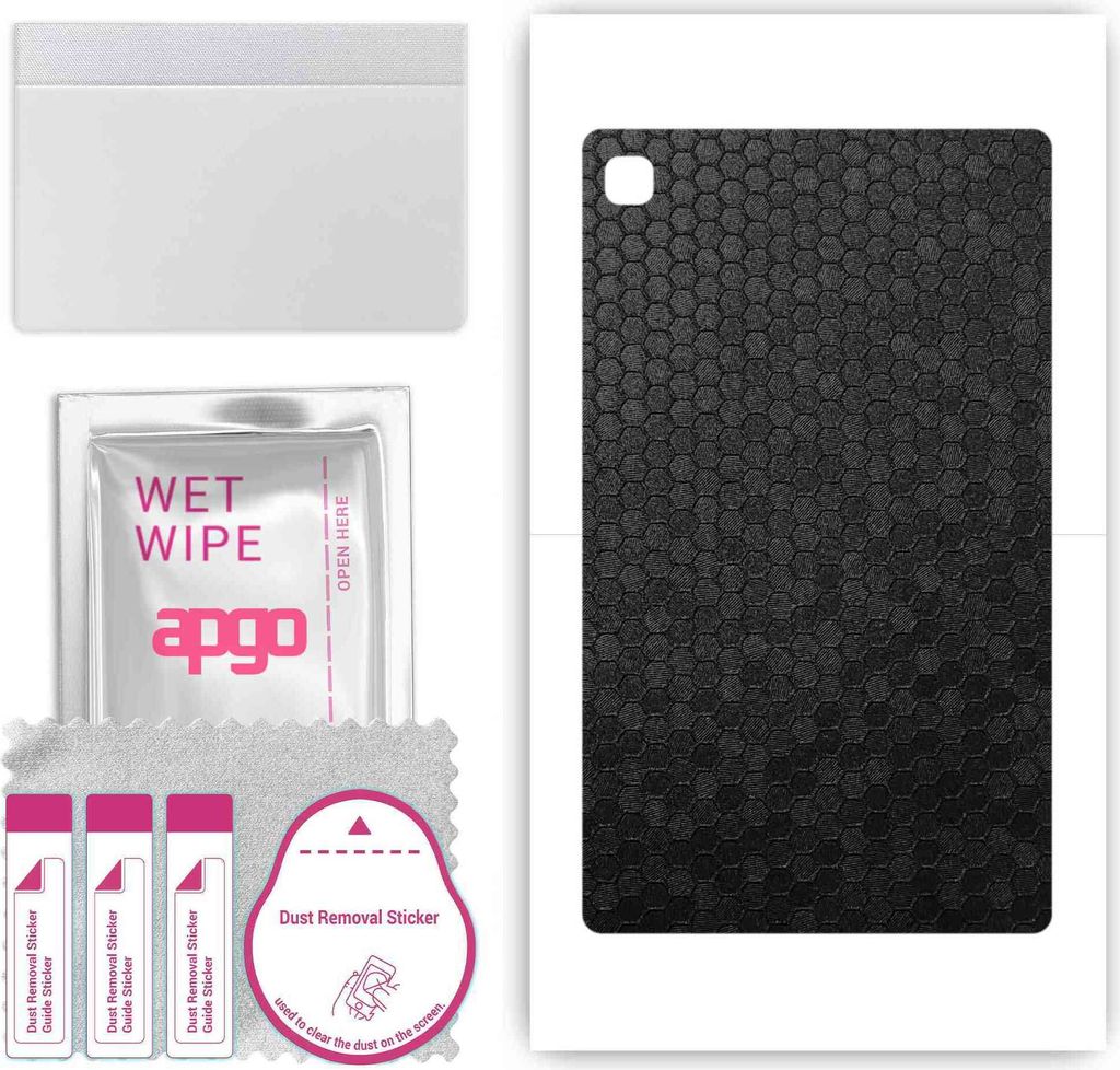 apgo Rückseite Schutzfolie, Skin, kompatibel mit Samsung Galaxy Tab A7 2022, Hinten Displayschutzfolie aus Vinylfolie, kratzfest, einfache Montage...