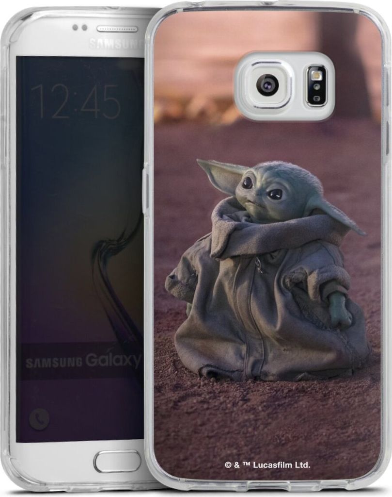 DeinDesign Handyhülle für Samsung Galaxy S6 Edge Silikon Hülle Case Smartphone Schutzhülle Star Wars Baby Yoda The Child