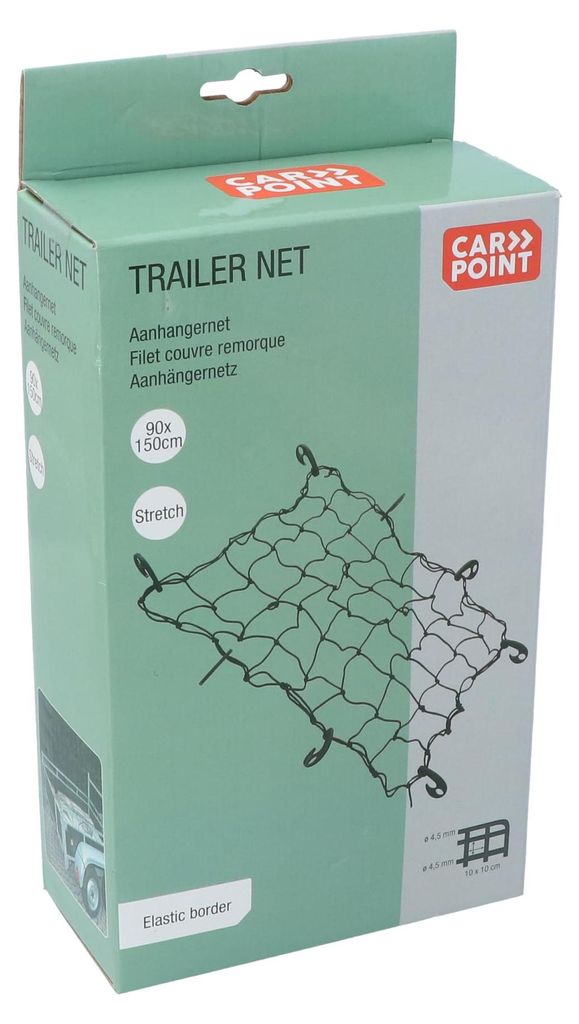 Rete elastica per rimorchio Carpoint 90x150 cm Immagine del prodotto 