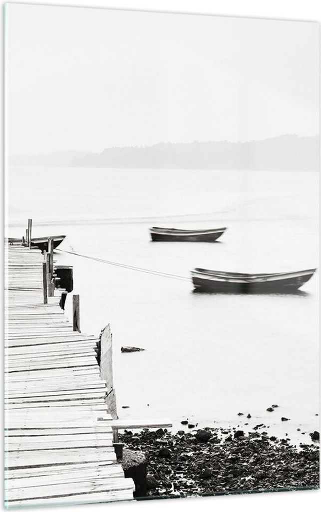 Bilder auf glas - Einteilig - Fußgängerbrücke See hongkong - 50x70cm - Glasbilder - Wandbilder - Bilder - Wanddekoration aus Glas - Glas Bilder ...