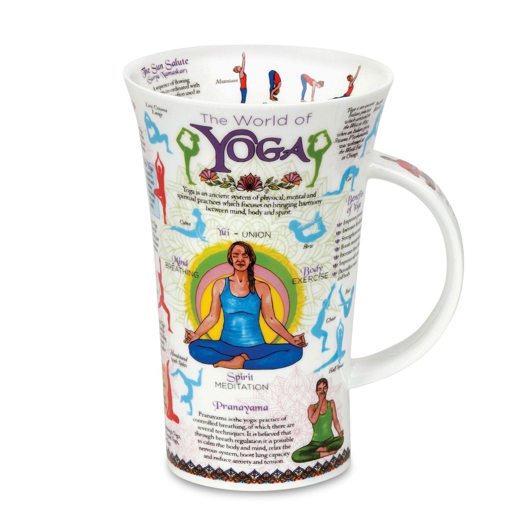 Dunoon Jumbobecher Glencoe World of Yoga für 500ml Formano