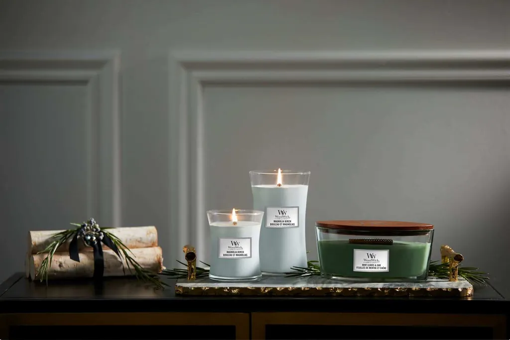 Bougie artisanale Menthe & Chêne 453g - Diffusion intense et durable - 2