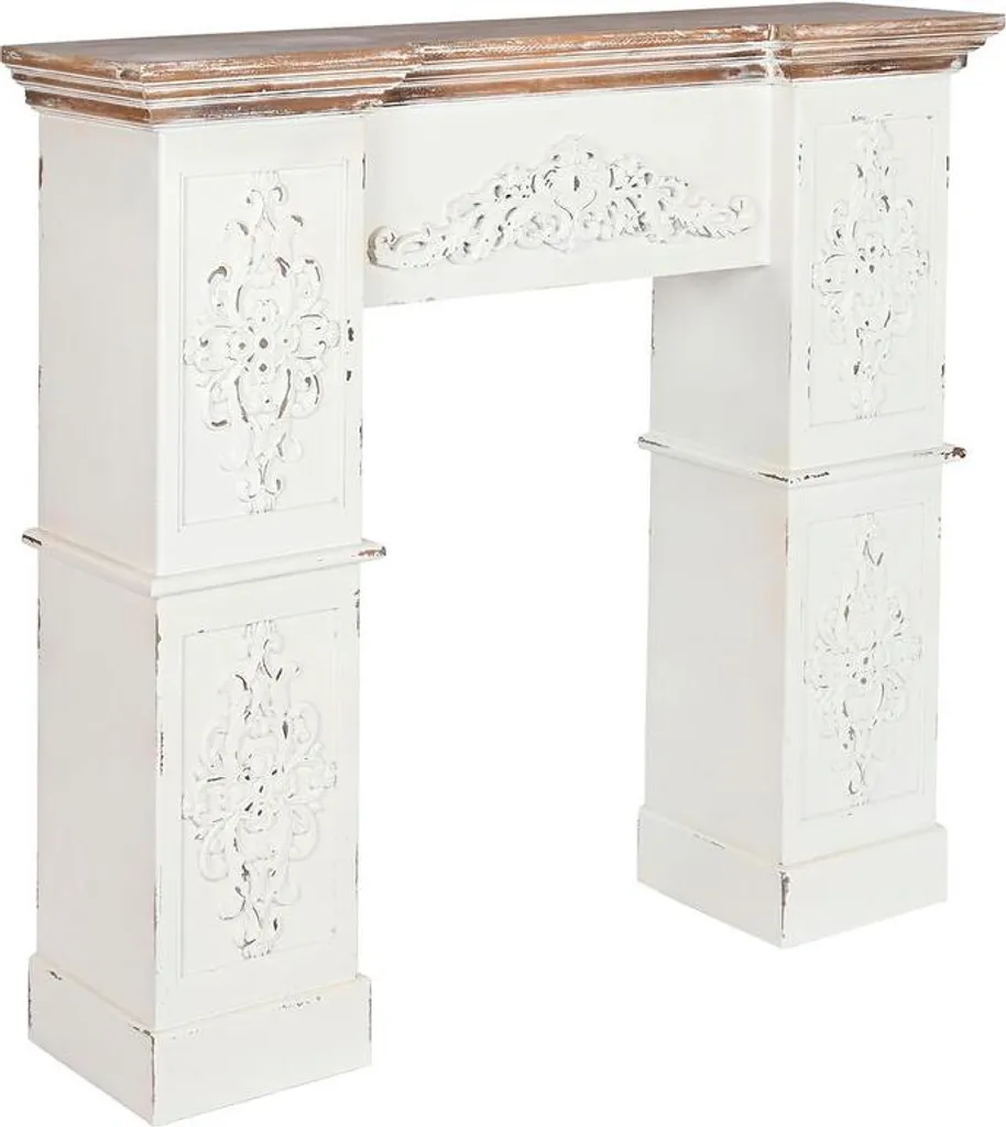 Cadre de cheminée Home ESPRIT 120cm bois de sapin et MDF haute densité