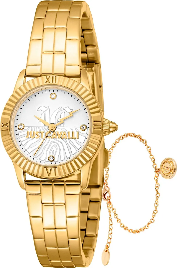 Just Cavalli JC1L328M0055 Montre Femme en Acier Inoxydable Doré Chic