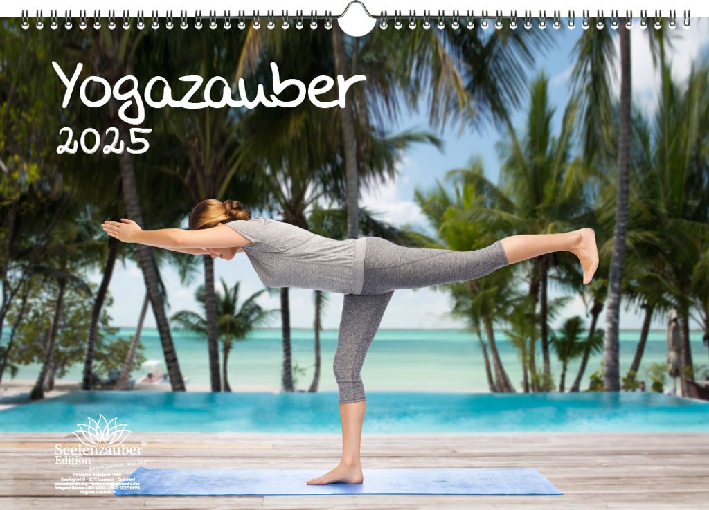 Yogazauber DIN A3 Kalender für 2025 Yoga - Seelenzauber