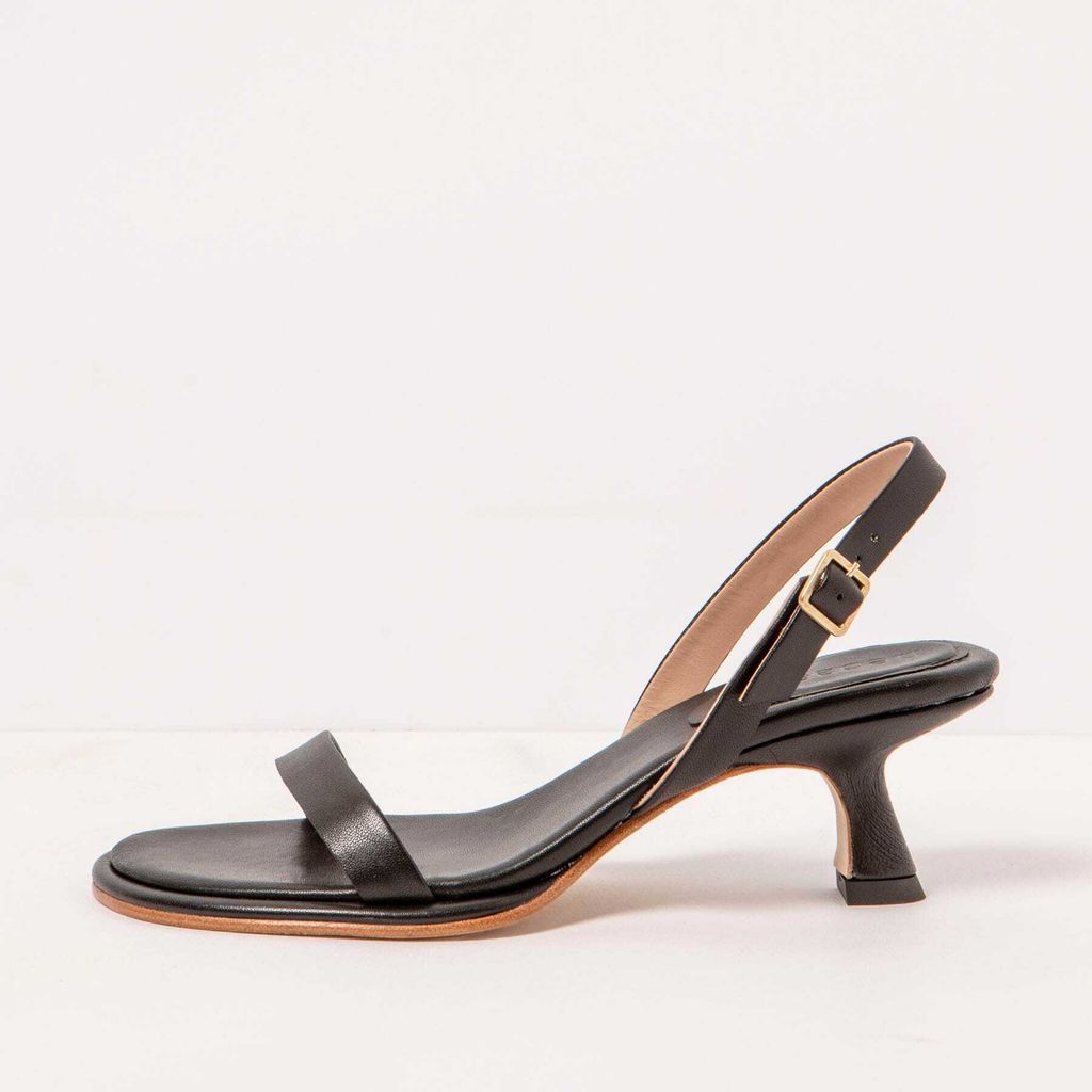 Neosens Sandalen mit hohem Absatz Damen S3164 NAPPA BLACK/ GLERA Farbe Schwarz