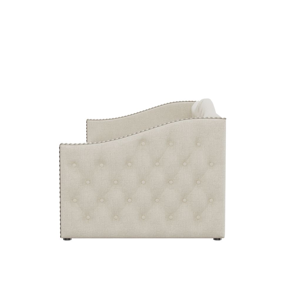 Łóżko tapicerowane Flieks 90x200cm z 2 szufladami, sofa Zdjęcie produktu 8