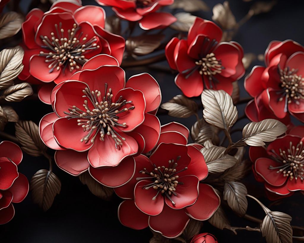 Plakat 50x40cm Blühende Geschichte