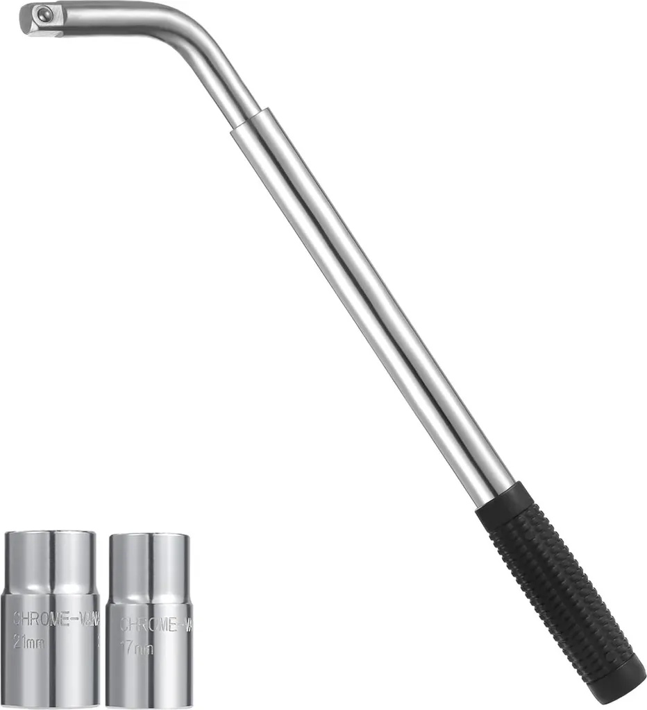 Clé pour écrous de roue bloqués : levier extensible 45 cm pour camion