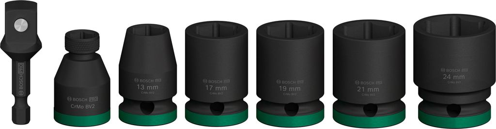 PRO Steckschlüssel Set mit Adapter, 1/2 Zoll, Standard, Produktbild 