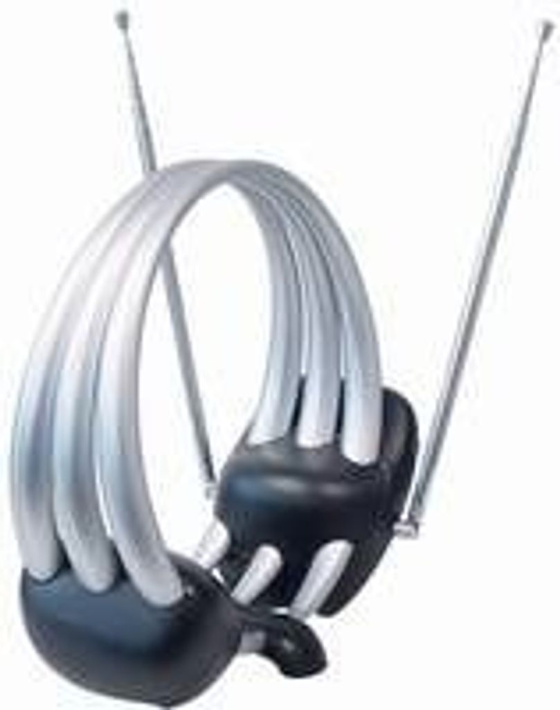Ribbs Fernseh-Zimmerantenne mit regelbaren Verstärker, 47-860 MHz