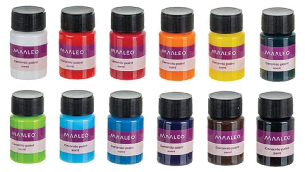 Maaleo 26296: Sada mit 26 Farben für Glas und Keramik, 12 x Produktbild 