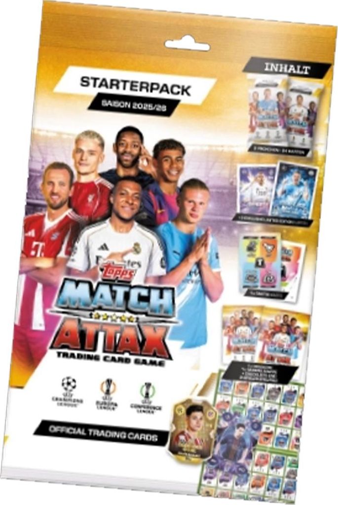 Pack de démarrage UEFA Champions League Match Attax 2025/26 Image du produit 