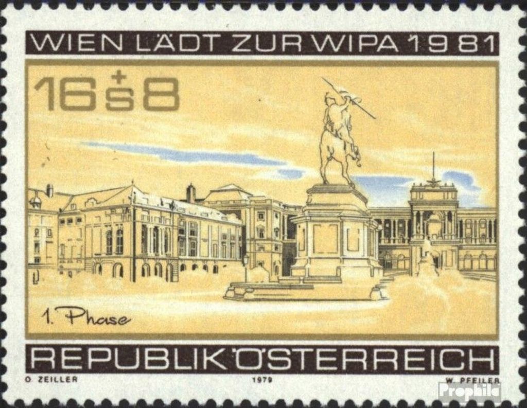 Briefmarken Österreich 1979 Mi 1629 (kompl.Ausg.) FDC WIPA 81