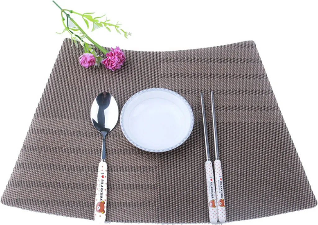 Tovagliette INF Heat-Resistant Antiscivolo per Tavolo da Pranzo 3x