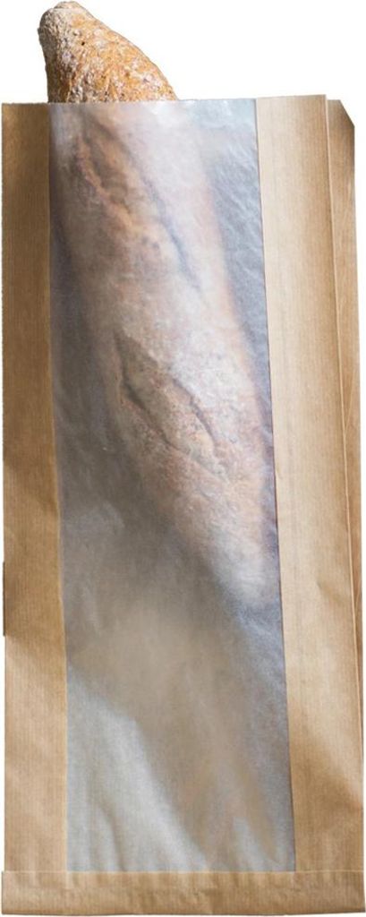 Papierfenster-Beutel 16x8x35cm, 1000 Stk.