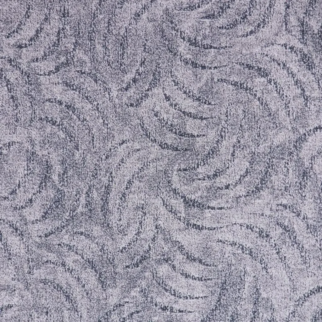 Tapis Scroll gris 50x200 cm antidérapant : design moderne et robuste - 6