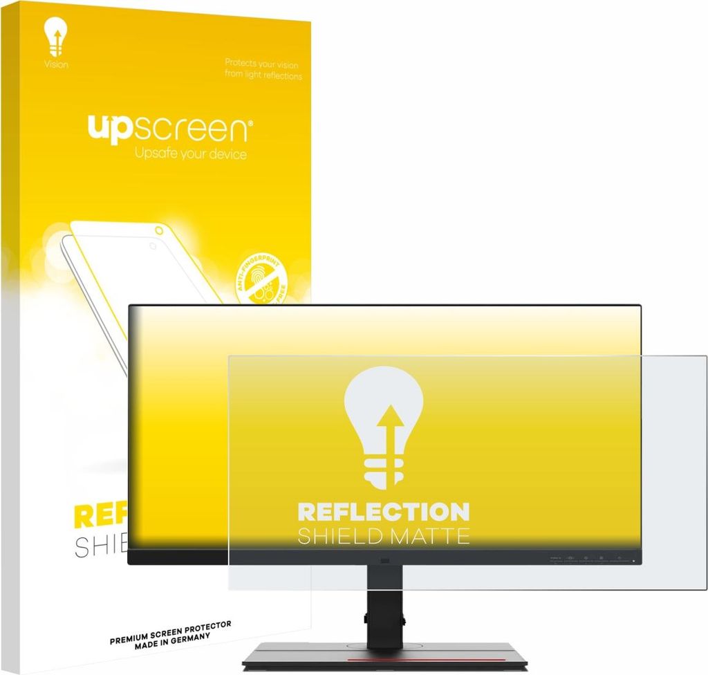 upscreen Schutzfolie für Lenovo ThinkVision P27u-20 Displayschutz Displayschutzfolie Folie Matt Entspiegelungsfolie