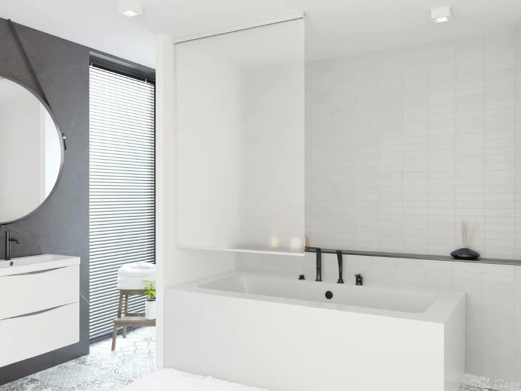Rullo Doccia Mezza Cassetta 160x240 cm - Gocce di Latte Elegante