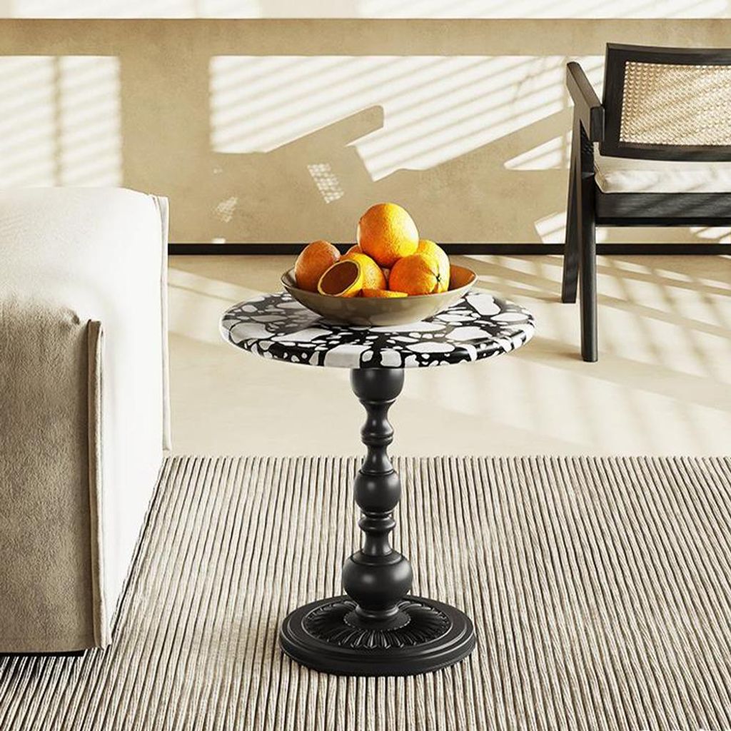 Beistelltisch, Sofatisch, Wohnzimmertisch, Couchtisch, Beistelltisch rund, Beistelltisch klein 40cm*55cm B 【HJ113】
