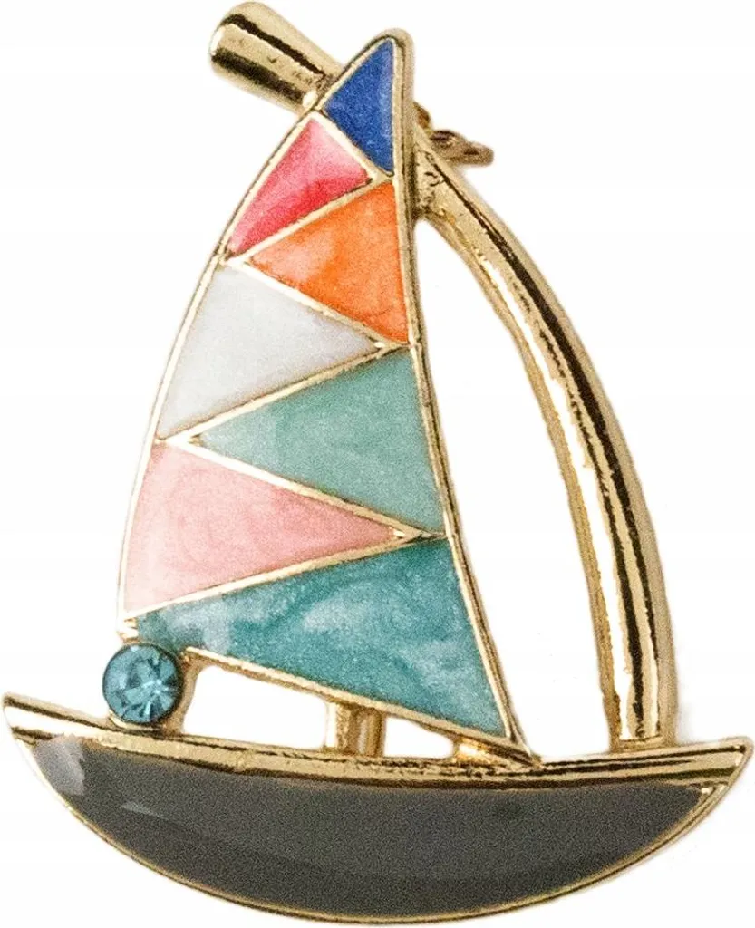 Cadeau Voilier pour Passionné de Mer - Broche Yacht Idéale pour Fête et Club