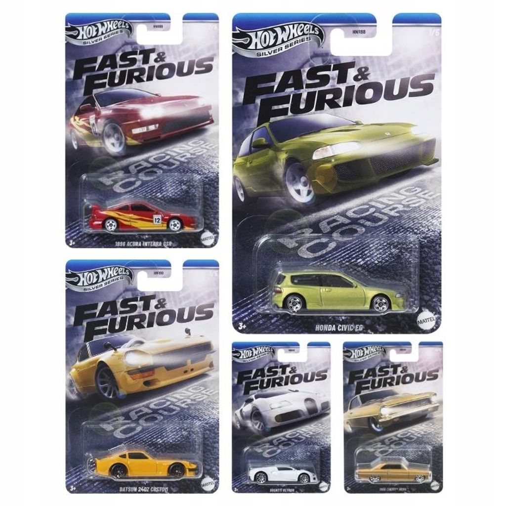 HOT WHEELS | Honda Civic EG Fast and Furious Verde Immagine del prodotto 