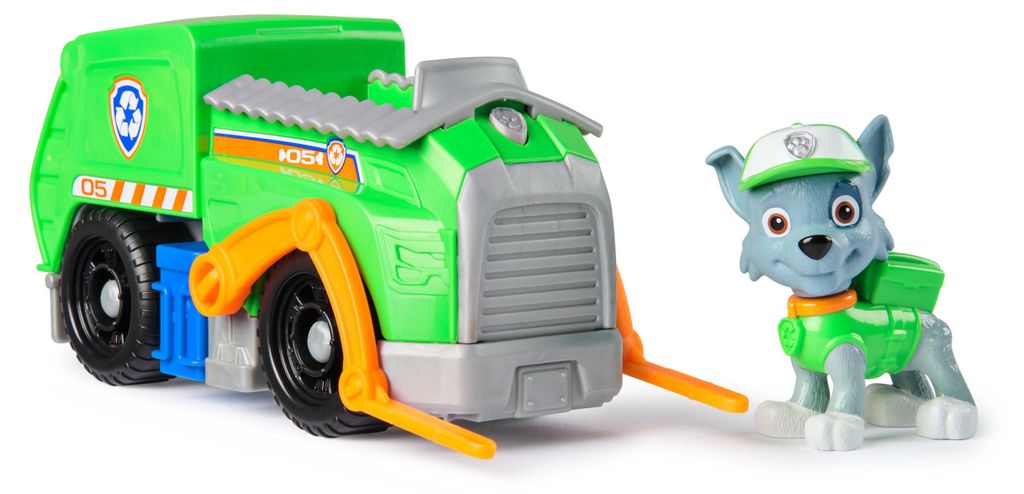 Paw Patrol - Recycling-Truck mit Rocky Spielfigur Produktbild 