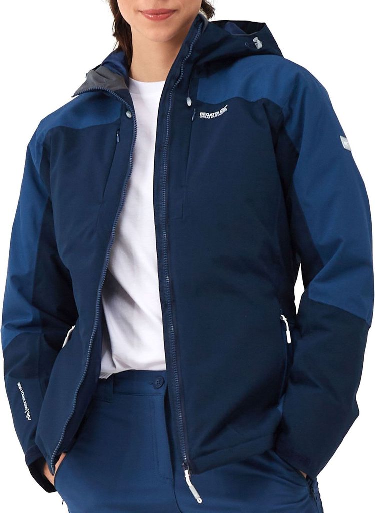 Regatta Highton Stretch III Paddet Jacket für Damen, Farbe:Dunkelblau, Größe:42