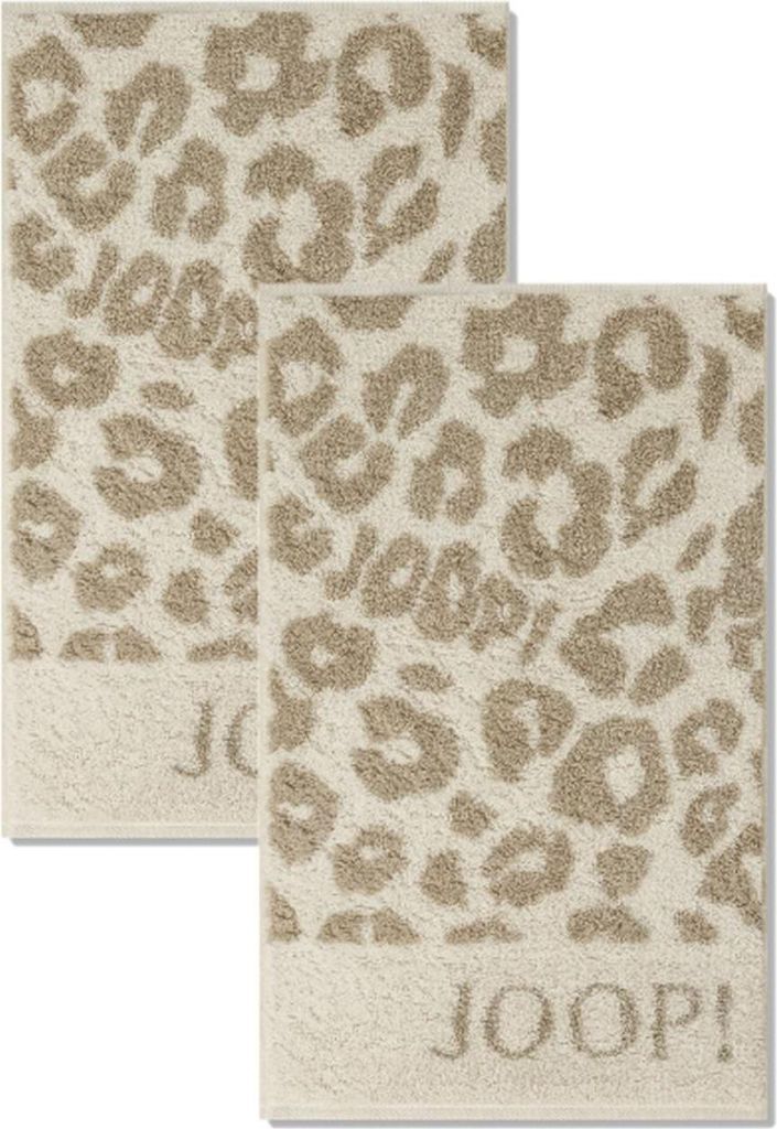 2 Stück Joop! Gästetücher Leo Allover 1707-36 creme 30x50 Produktbild 