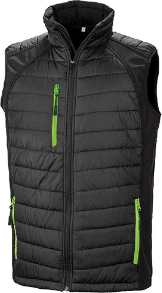 Result Core Baumwolle Classics-30.238X Hybrid Gilet Compass Produktbild 