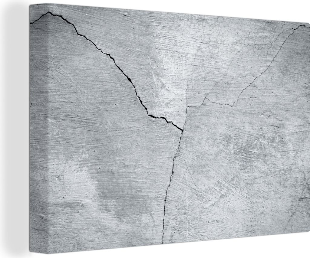 OneMillionCanvasses® - Leinwandbilder - 140x90 cm, Beton - Produktbild 